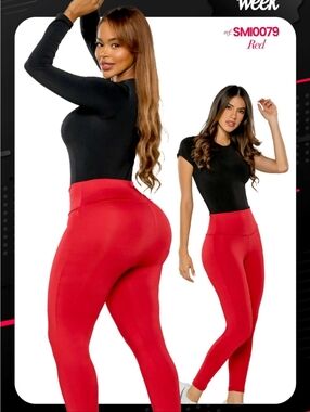 New Stagmi Colombian Tummy Control High Waist Shapewear Leggings Con Faja New!